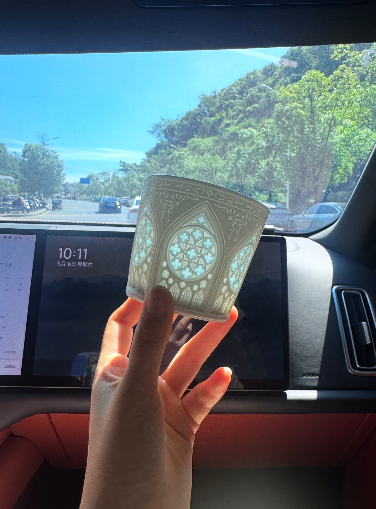 Gothic Translucent Porcelain Cup