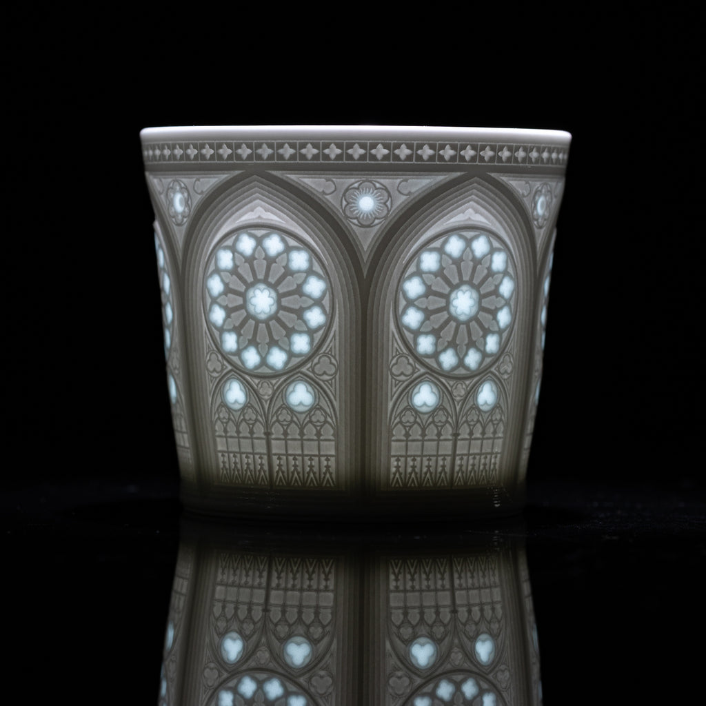 Sacred Rose — Gothic Linglong Porcelain Cup