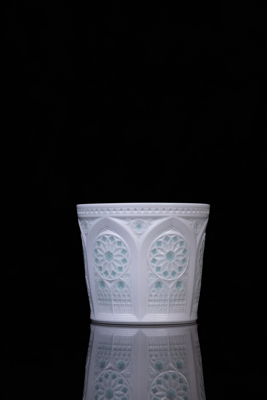 Sacred Rose — Gothic Linglong Porcelain Cup