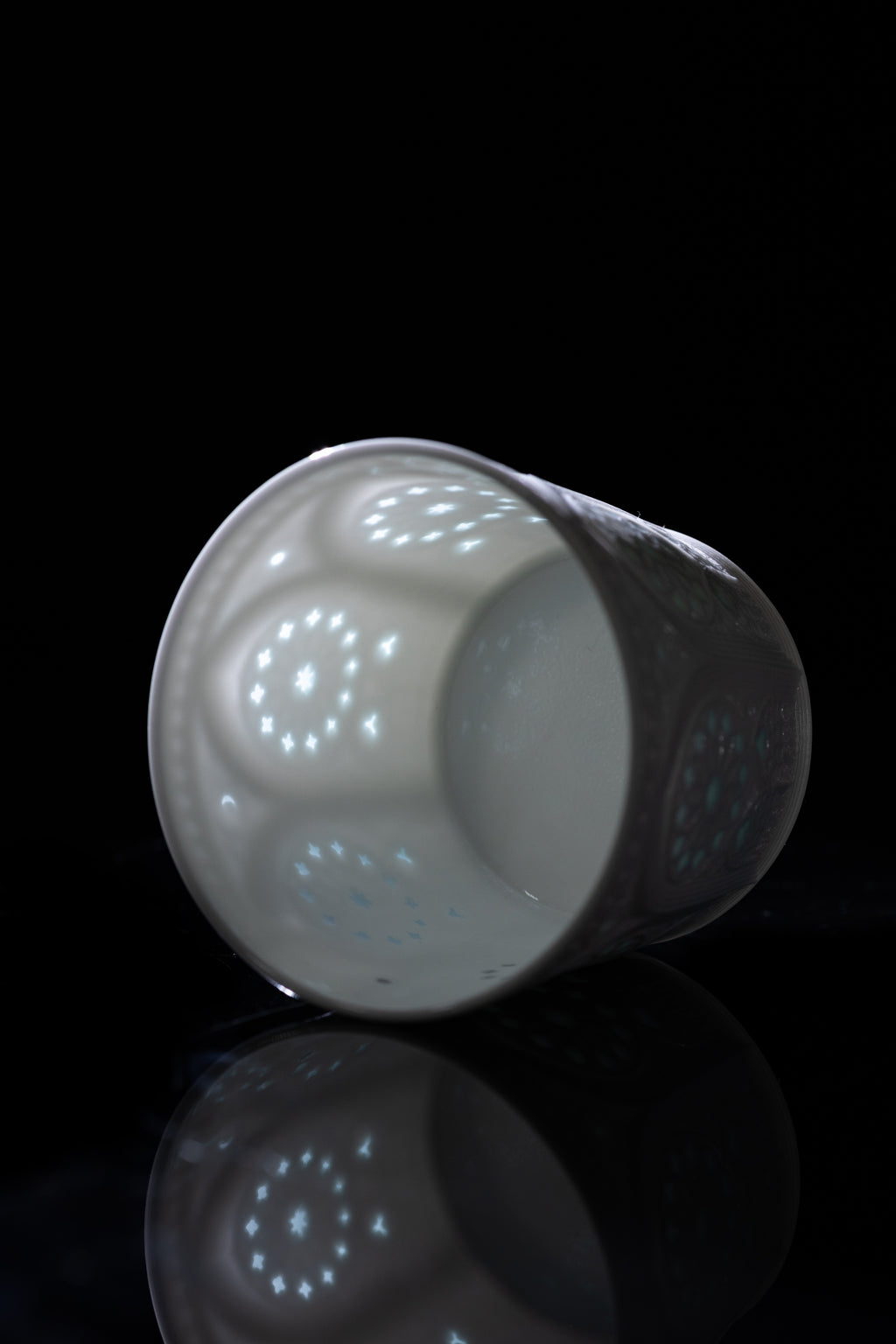 Sacred Rose — Gothic Linglong Porcelain Cup