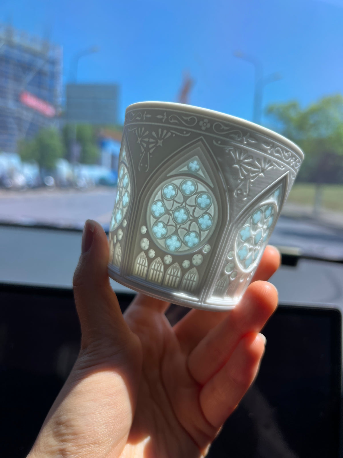 Gothic Translucent Porcelain Cup