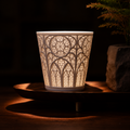 Cathedral Lace Translucent Porcelain Cup