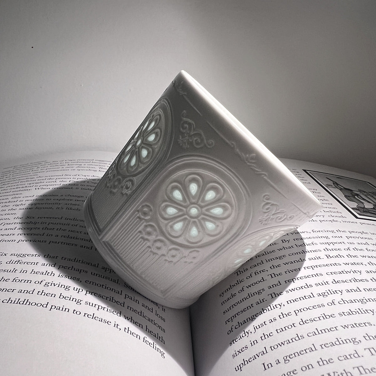 Cathedral Bloom Translucent Porcelain Cup