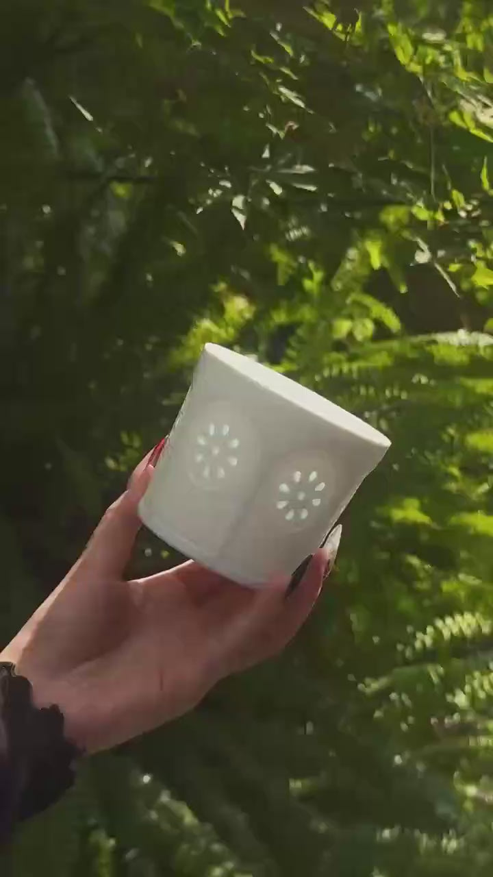 Cathedral Bloom Translucent Porcelain Cup